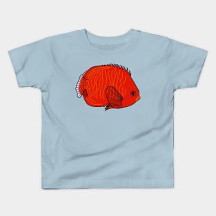 Golden Angelfish Kids T-Shirt